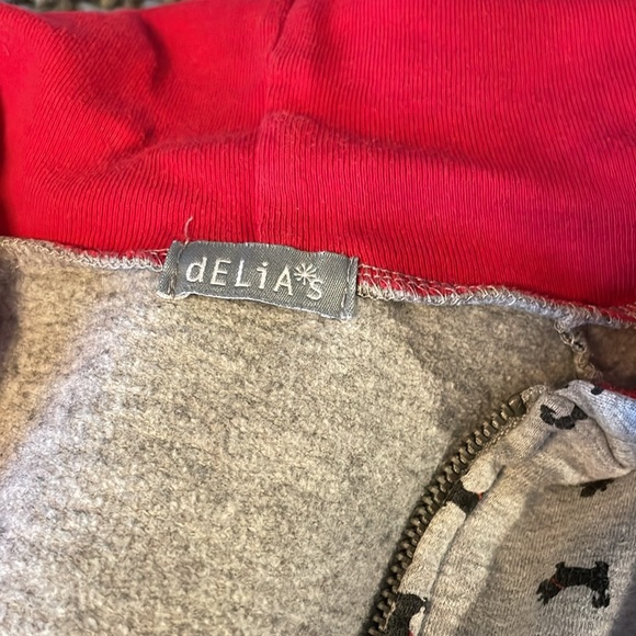 Vintage cropped Scotty dog hoodie - Delia’s - xs - Picture 7 of 8